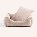 Cama Perro Chenilla Beige