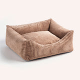 Cama Perro Pana Gruesa Beige